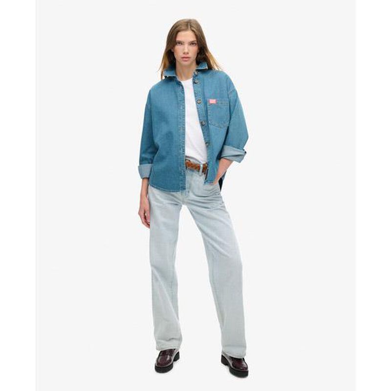 Superdry Denim Overshirt image number 3